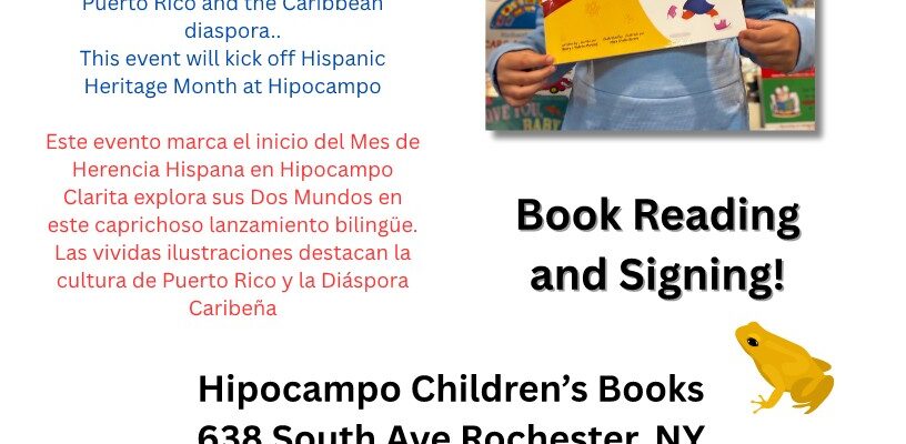 DOS – TWO: Literatura bilíngue inaugura celebrações hispânicas em Rochester - NY