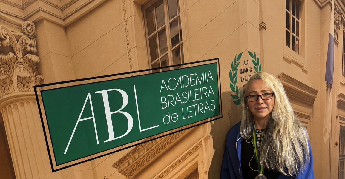Claudia Cataldi recebe medalha da Academia Brasileira de Letras
