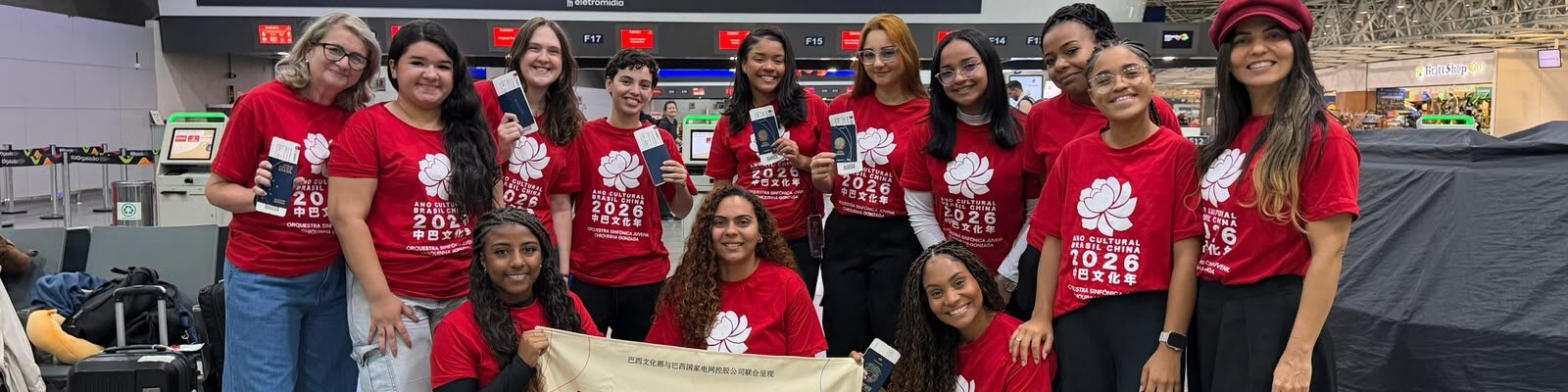 Formada apenas por meninas, Orquestra Sinfônica Juvenil Chiquinha Gonzaga realiza turnê na China a convite da State Grid Brazil Holding