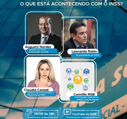 Ministro Nardes do TCU e especialistas debatem previdência