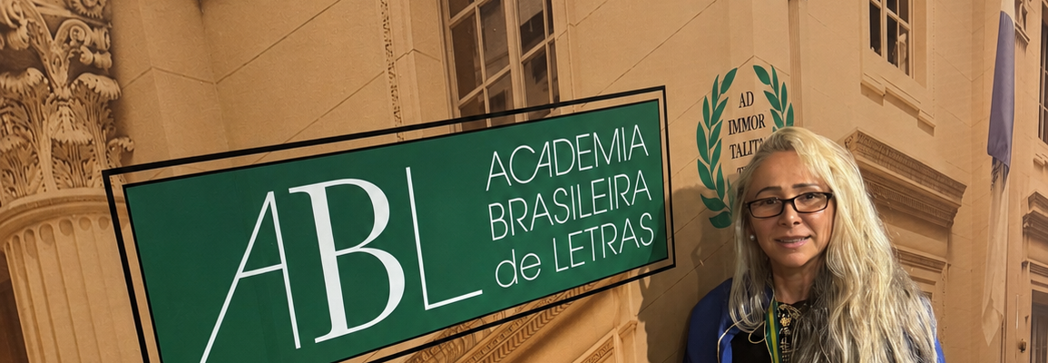 Claudia Cataldi recebe medalha da Academia Brasileira de Letras