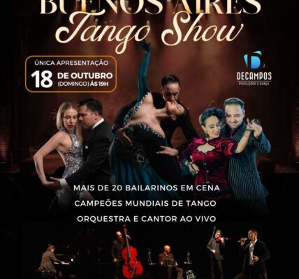 Mega espetáculo, Buenos Aires Tango Show estreia no Rio
